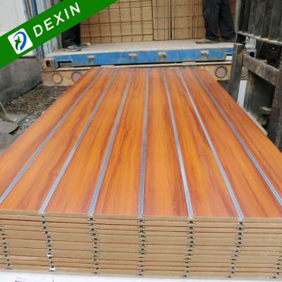 Display Usage Melamine MDF Groove Panels