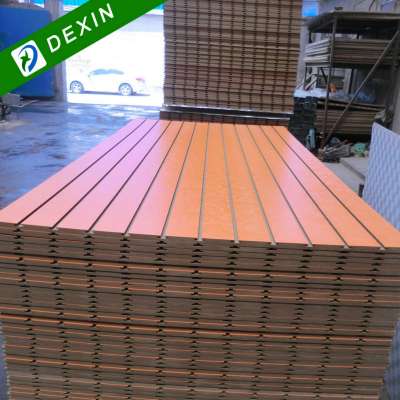 High Quality Melamine Faced MDF Slat Wall Panels