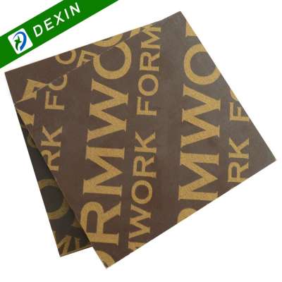 Building Materials Black and Brown Film Faced_Shuttering_Plywood_Price