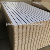 Melamine MDF/slot melamine board