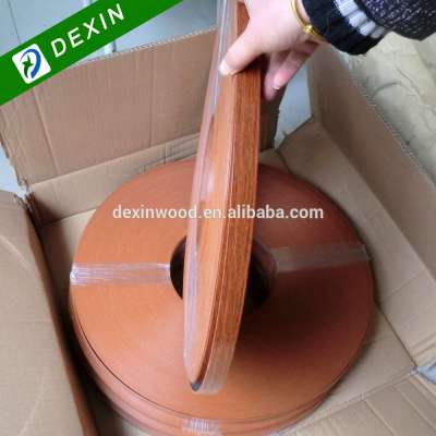 Solid Color or Wood Grain PVC Edge Banding 1&quot; Rubber Edging for Plywood