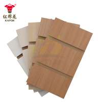 factory melamine mdf slotted board / slot mdf board / slot board