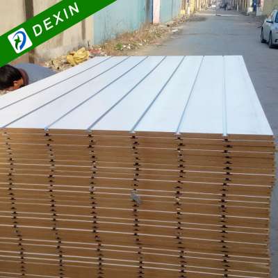 1220*2440mm Melamine Slotted MDF Board with Different Thickness