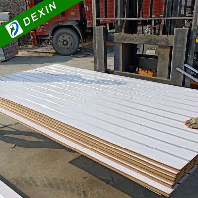 Titanium White Melamine Faced Grooved/Slotted MDF