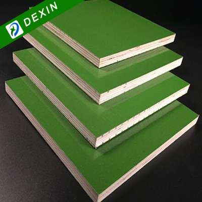 Phenolic, WBP Melamine Waterpoof Glue Green PP Plastic Laminated Plywood Sheets